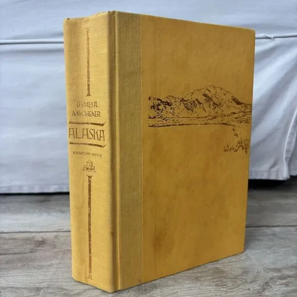 Vtg Alaska Hardcover 1988 Book Coffee Table Decor Michener 1st Ed 1st Print - Picture 1 of 12